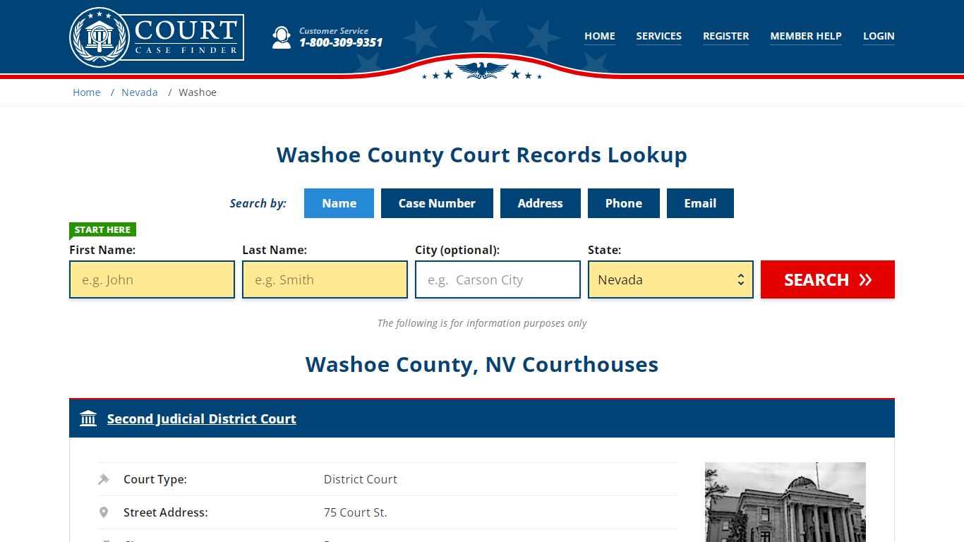 Washoe County Court Records | NV Case Lookup